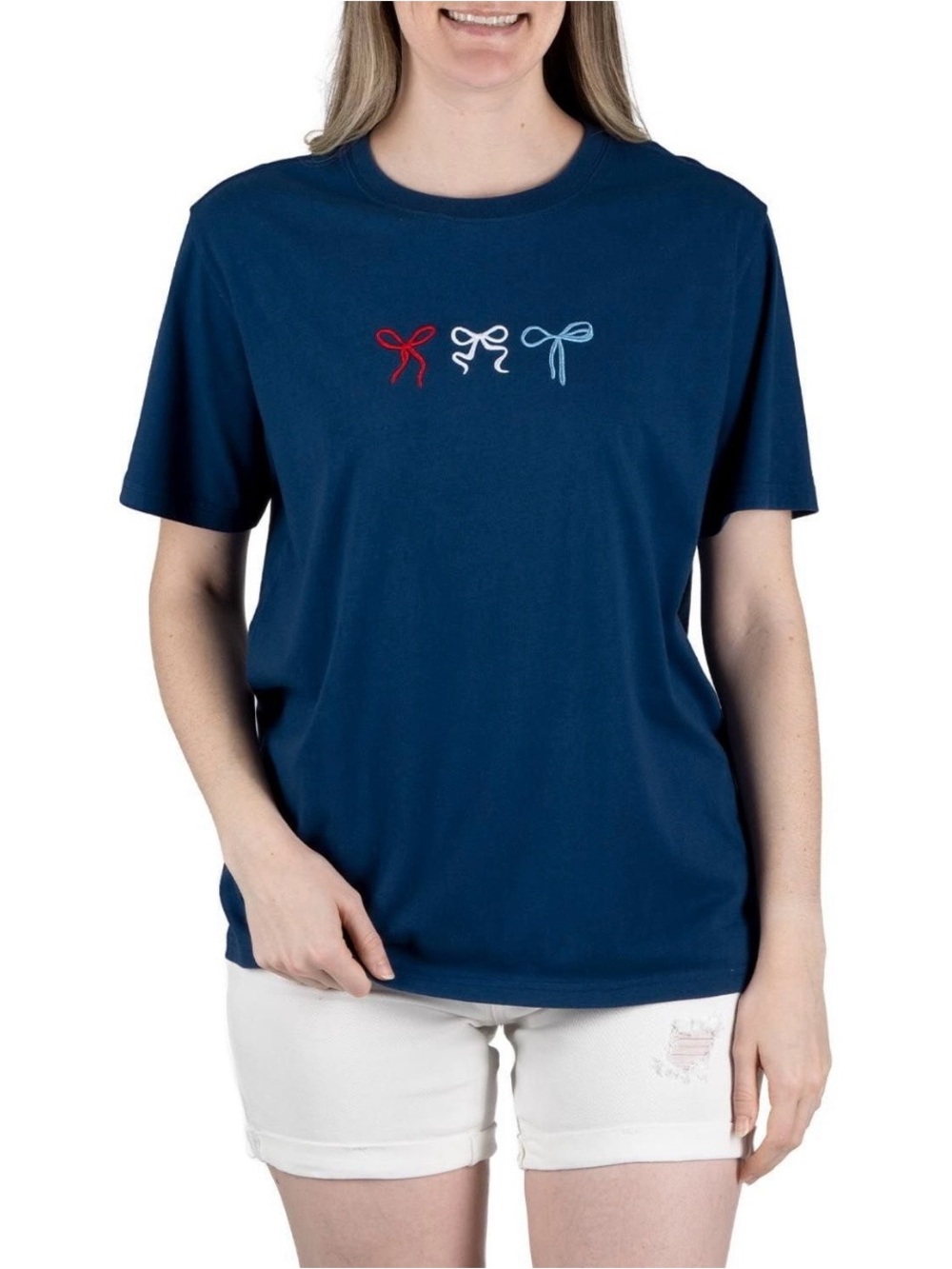 State of Mine Women's
Embroidered Americana T-Shirt